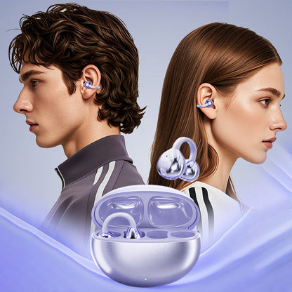 Auriculares Bluetooth 5.4 de Clip con Cancelación de Ruido
