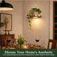🌿🔥 Estante Flotante con Luz LED para Plantas – Decoración Moderna de Pared que Ilumina tu Hogar ✨🏡