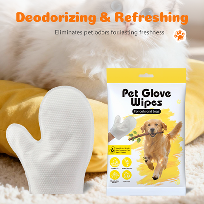 Toallitas de guante para perros y gatos – 6 unidades/paquete