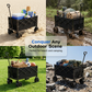 💥Exceptional Price🌟Collapsible Wagon Cart with Wheels—Durable, Convenient,Versatile,Practical