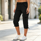 👖🔥 ¡OFERTA 50% OFF! Pantalones Capri Cargo de Cintura Alta para Mujer – Cómodos, Elegantes y Perfectos para un Look Casual ✨
