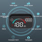 Pantalla de visualización frontal (HUD) del velocímetro del GPS del coche