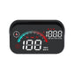 Pantalla de visualización frontal (HUD) del velocímetro del GPS del coche