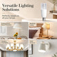 💡Compra 2 y llévate 1 gratis – textura de cristal tallado, luz uniforme y antirreflejo. Base B22 para lámparas y apliques! ✨🏠