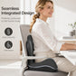 🪑🪑 Cojín Ergonómico de Espuma Viscoelástica con Soporte Lumbar – Cómodo y con Gran Sujeción para Hogar, Oficina y Coche 💺🛡️
