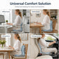 🪑🪑 Cojín Ergonómico de Espuma Viscoelástica con Soporte Lumbar – Cómodo y con Gran Sujeción para Hogar, Oficina y Coche 💺🛡️