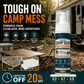 🏕️¡AHORA CON UN 50 % DE DESCUENTO! Limpiador en espuma para material de acampada al aire libre con toalla de limpieza: potente spray en espuma quitamanchas para sillas, mesas, neveras portátiles y carritos plegables de acampada