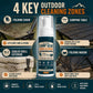 🏕️¡AHORA CON UN 50 % DE DESCUENTO! Limpiador en espuma para material de acampada al aire libre con toalla de limpieza: potente spray en espuma quitamanchas para sillas, mesas, neveras portátiles y carritos plegables de acampada