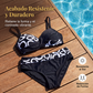 ⏰🔥 ¡OFERTA 50% OFF! 👙✨ Bikini Push-Up de Dos Piezas para Mujer – Diseño Cruzado, Figura Favorecida y Estilo Elegante de Playa 🌴💖
