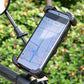 📱 Soporte para bicicleta con amortiguación: 4 ejes, cierre mecánico, manejo con una sola mano. ¡Perfecto para bicicletas eléctricas! 🚴‍♂️🔒