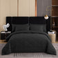 🛏️ 50% dto. Juego de edredón de microfibra acolchado – acolchado en diamante, transpirable y duradero. Confort nube para todas las estaciones! ✨💎