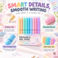 Set de 9 rotuladores de gel borrables de diferentes colores