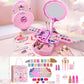 Set de maquillaje de princesas para niñas