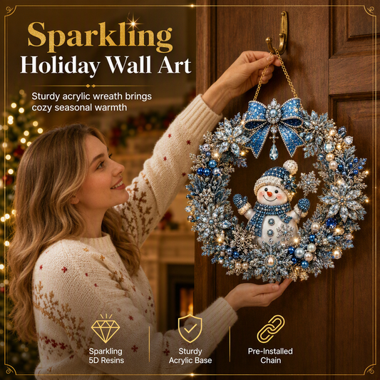 🎄 OFERTA RELÁMPAGO – 50 % DE DESCUENTO ✨ Kit de Diamond Art navideño para hacer tú mismo: decoración navideña creativa para un hogar festivo 🎁