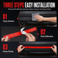 🚗Compra 1 y llévate 1 gratis👍Tiras retrorreflectantes ultra brillantes para parachoques – prisma hexagonal, resistente a la intemperie. Conduce seguro de noche! ✨🛡️