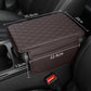 Cojín elevador universal de imitación de cuero para el compartimento del reposabrazos del coche