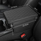 Cojín elevador universal de imitación de cuero para el compartimento del reposabrazos del coche
