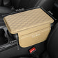 Cojín elevador universal de imitación de cuero para el compartimento del reposabrazos del coche