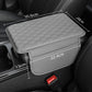 Cojín elevador universal de imitación de cuero para el compartimento del reposabrazos del coche