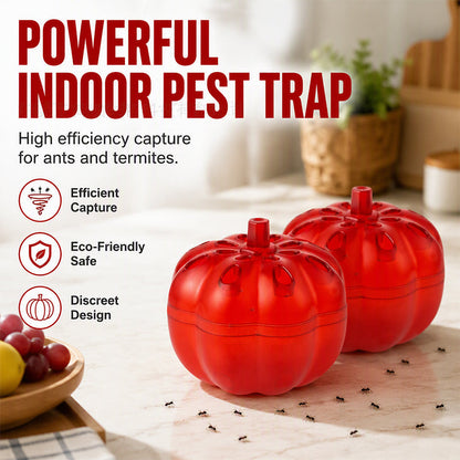 📢Compra 1 y llévate 1 gratis🎃 Trampa para insectos con forma de calabaza: control discreto de hormigas y moscas en interiores