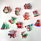 Calcomanías de pared navideñas con luces LED