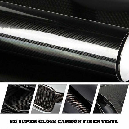 🏎️Compra 2 y llévate 1 gratis👍 Vinilo Efecto Fibra de Carbono para Coche