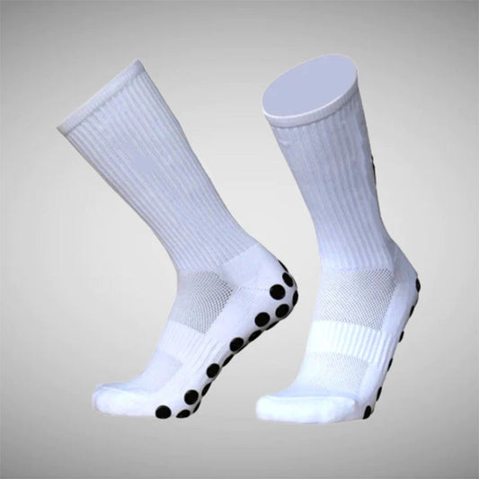 📢Compra 2 y llévate 1 gratis👍Calcetines de fútbol de poliéster de media caña para hombre, en paquete de 1/3/5 pares, antideslizantes y deportivos
