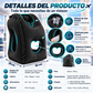 😴 ¡50% DE DESCUENTO POR TIEMPO LIMITADO! ✈️ Almohada de viaje inflable ergonómica con corte hueco – Flocado de PVC, inflado rápido, con bolsa de almacenamiento ✨