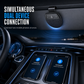 🚗 50% dto. Altavoz manos libres SP11 para parasol de coche – Bluetooth 5.0, vinculación doble, activación por vibración y audio A2DP. ¡Llama sin sostener el móvil! ✨🔊