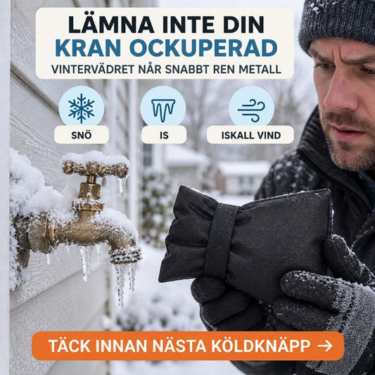 🚰❄️【Protector anticongelante para grifos exteriores】—— ¡Un protector que mantiene el calor para que las tuberías no se rompan durante el frío invierno!