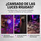 Luz de escenario de bola mágica de cristal giratorio LED RGB