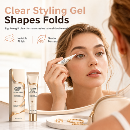 ¡Olvídate de las cintas para párpados al instante! Gel invisible para crear doble párpado