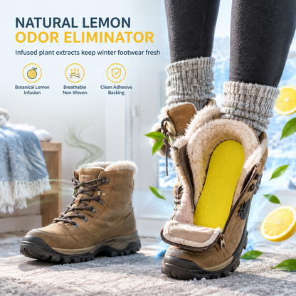 Parches desodorantes para zapatos con aroma a limón. Pegatinas eliminadoras de olores para zapatillas deportivas y plantillas. 10 unidades