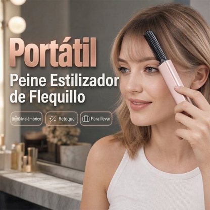 🎉 ¡Éxito de ventas 2026! ¡Más de 80.000 unidades vendidas! 💖👩 Peinado listo en segundos, en cualquier lugar y en cualquier momento, con peinados hermosos. 💁 Mini alisador de pelo inalámbrico y portátil para alisar y rizar el cabello