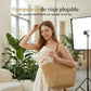 Mujeres Bowknot ancho borde sombrero protector del sol