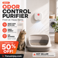 🔥¡50% DE DESCUENTO POR TIEMPO LIMITADO! 🌬️¡Despídete de los malos olores! Eliminador Inteligente y Silencioso de Olores para Mascotas